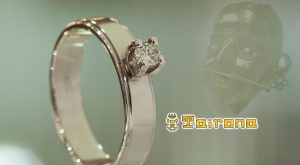 Anillo de Compromiso Oro blanco y Diamante