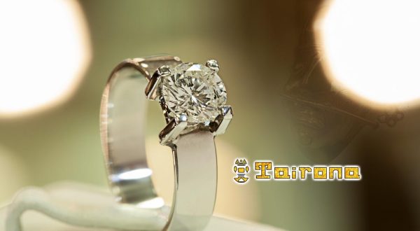 Anillo de Compromiso Oro Blanco y Diamante