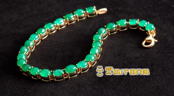 Pulsera de Oro de 18k con Esmeraldas colombianas