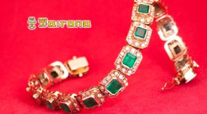 Pulsera de Oro de 18k con Esmeraldas Colombianas